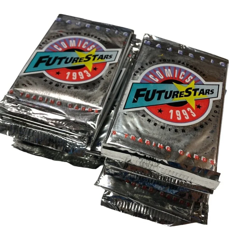 1993 Majestic Comics Future Stars Trading Cards Wax Pack‎ Lot Of 33